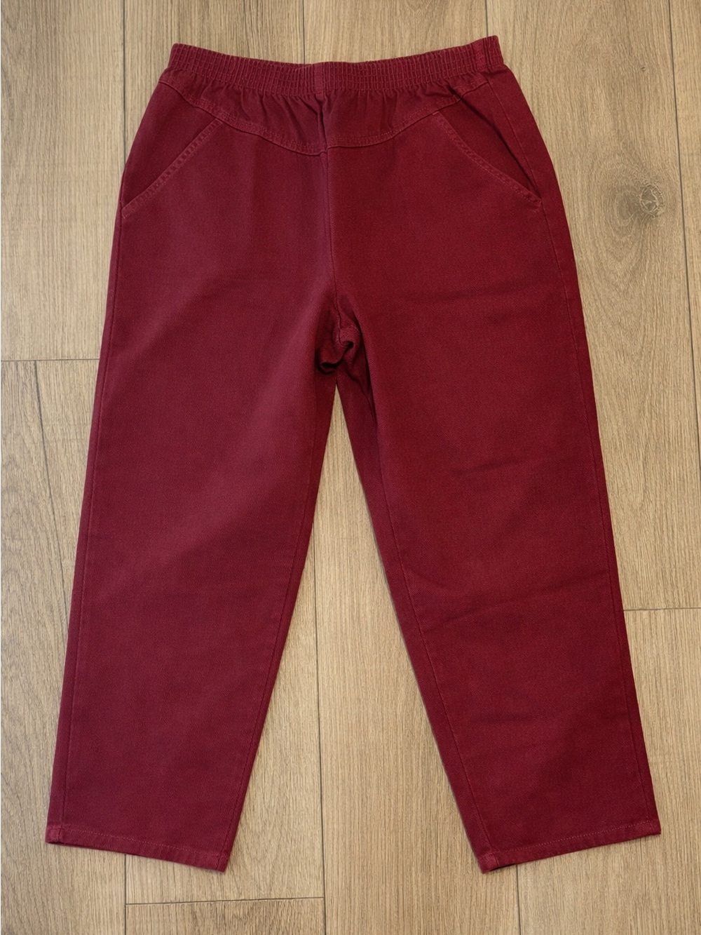 Lord Isaac Vintage Burgundy Barrel Jeans